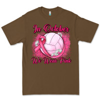Cacao in october we wear pink breast cancer valleybal Premium Tee - JahusDesignShop