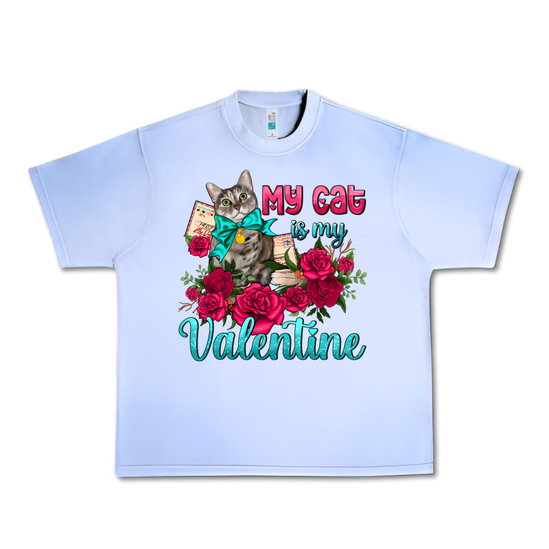 My Cat Is My Valentine Urban Heavy Tee by AdoDesignShop | Teevron