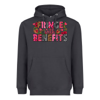 Smoke Fringe with benefits Valentine's Day Heavyweight Hoodie - HowdyJamesFarm
