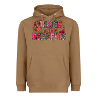 Toasted Coconut Fringe with benefits Valentine's Day Heavyweight Hoodie - HowdyJamesFarm