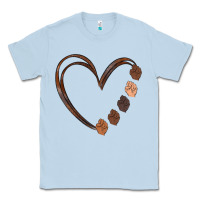 Dusty Blue black history melanin Classic Tee - MaliasSmallBusiness
