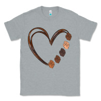 Heather Grey black history melanin Classic Tee - MaliasSmallBusiness