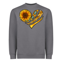 Storm Childhood Cancer Awareness heart Heavyweight Sweatshirt - NancyCooperArtShop