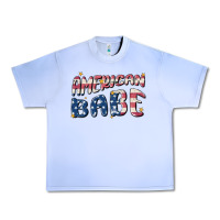 Grape Ice American babe Urban Heavy Tee - MaliasSmallBusiness