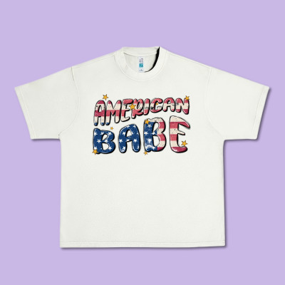 American Babe Urban Heavy Tee Designed By Maliassmallbusiness