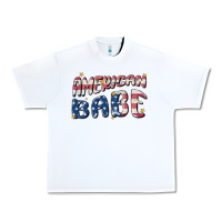 White American babe Urban Heavy Tee - MaliasSmallBusiness