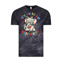 Cloud Black it's ok to be different Vintage Tee - MaliasSmallBusiness