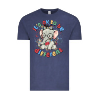 Vintage Denim it's ok to be different Vintage Tee - MaliasSmallBusiness