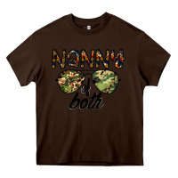 Chocolate Brown nanny of both Heavy Core Tee - CowhideDigitalArt
