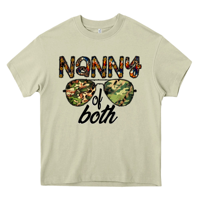 Nanny Of Both Heavy Core Tee by CowhideDigitalArt | Teevron