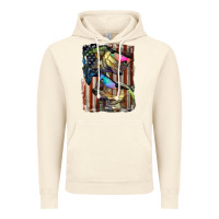 Vintage Artic American Flag With Bass Fish Vintage Hoodie - LillyAllenDesigns