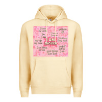 Pina Colada i am enough with glitter Premium Hoodie - TumblerDesignByShophia