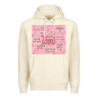 Sandshell i am enough with glitter Premium Hoodie - TumblerDesignByShophia