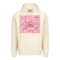 Tofu i am enough with glitter Premium Hoodie - TumblerDesignByShophia