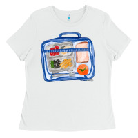 White lunchbox fa element Ladies Tee - FaDigitalArtStudio