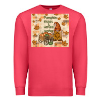 Cardinal pumpkin kisses and harvest wishes Premium Sweatshirt - TumblerDesignByShophia