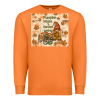 Carrot pumpkin kisses and harvest wishes Premium Sweatshirt - TumblerDesignByShophia