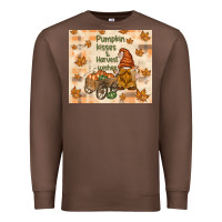 Chestnut pumpkin kisses and harvest wishes Premium Sweatshirt - TumblerDesignByShophia