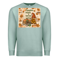 Seafoam pumpkin kisses and harvest wishes Premium Sweatshirt - TumblerDesignByShophia