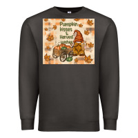 Smoke pumpkin kisses and harvest wishes Premium Sweatshirt - TumblerDesignByShophia