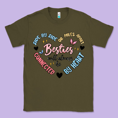 Besties Will Always Be Classic Tee Designed By Maliassmallbusiness