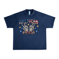 Navy american mama Urban Heavy Tee - MaliasSmallBusiness