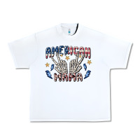 White american mama Urban Heavy Tee - MaliasSmallBusiness