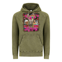 Vintage Olive howdy valentine's day bull skull Vintage Hoodie - Jasminsmagicworld