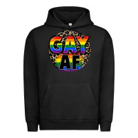 Pigment Black Gay af Urban Hoodie - FaDigitalArtStudio