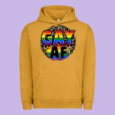 Gay Af Urban Hoodie Designed By Fadigitalartstudio