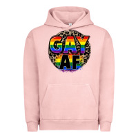Pigment Salmon Gay af Urban Hoodie - FaDigitalArtStudio