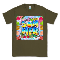 Army Green summer time Classic Tee - CowhideDigitalArt