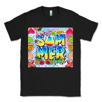 Black summer time Classic Tee - CowhideDigitalArt