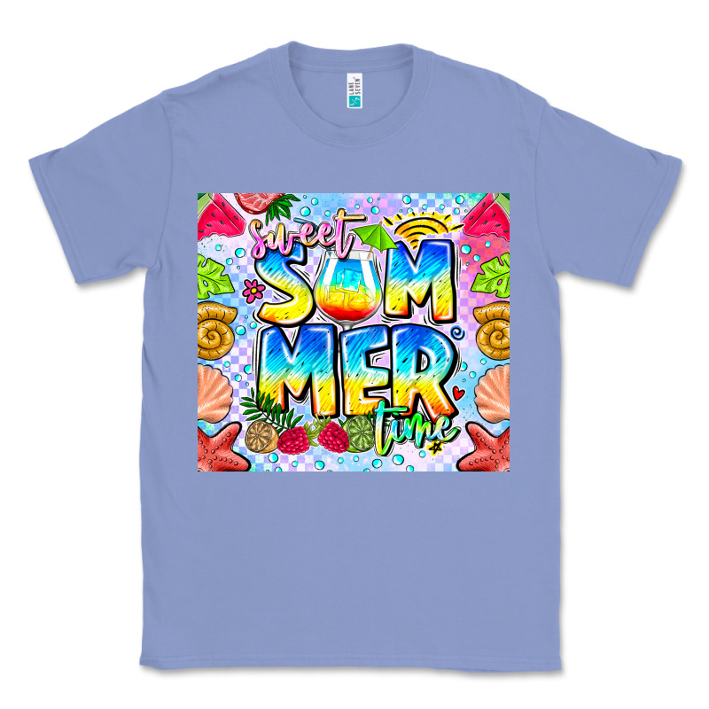 Summer Time Classic Tee by CowhideDigitalArt | Teevron