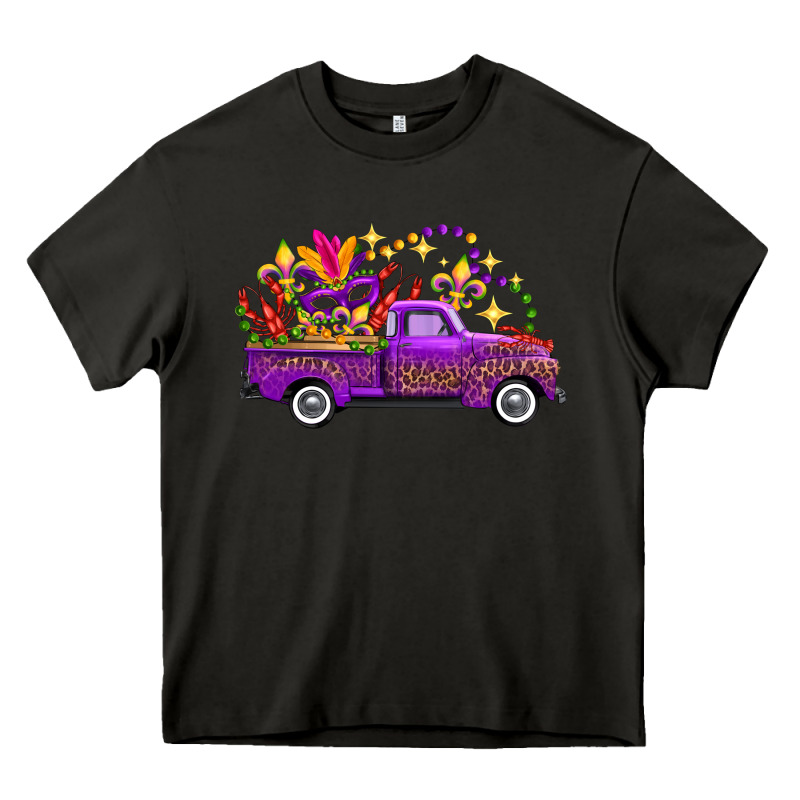 Mardi Gras Truck Heavy Core Tee by FaDigitalArtStudio | Teevron