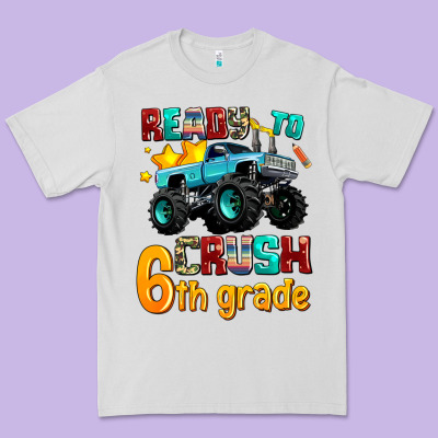 Ready To School Crush 6th Grade Premium Tee Designed By Adodesignshop
