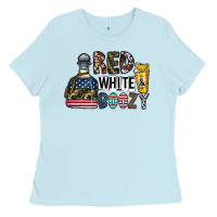 Baby Blue Tequila Ladies Tee - CowhideDigitalArt