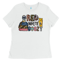 White Tequila Ladies Tee - CowhideDigitalArt