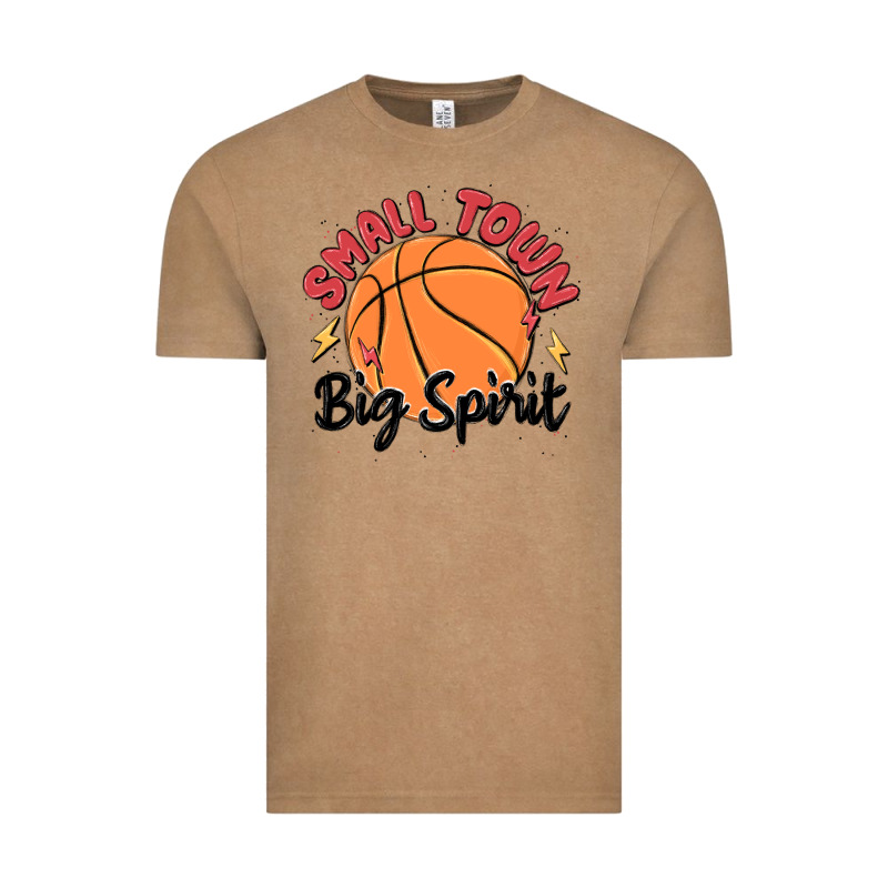 Small Town Big Spirit Vintage Tee by MaliasSmallBusiness | Teevron