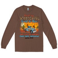 Chestnut bind my wandering heart to thee Long Sleeve Tee - MaliasSmallBusiness