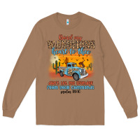 Toasted Coconut bind my wandering heart to thee Long Sleeve Tee - MaliasSmallBusiness