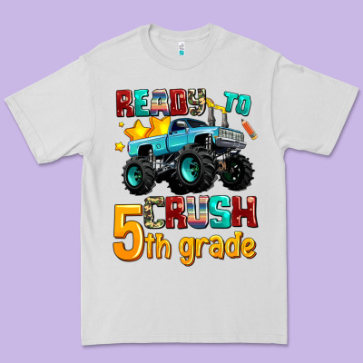 Ready To School Crush 5th Grade Premium Tee Designed By Adodesignshop