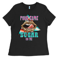 Black Pour Some Sugar On Me Ladies Tee - JahusDesignShop