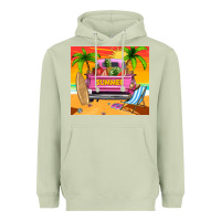 Matcha summer truck Heavyweight Hoodie - TumblerDesignByShophia