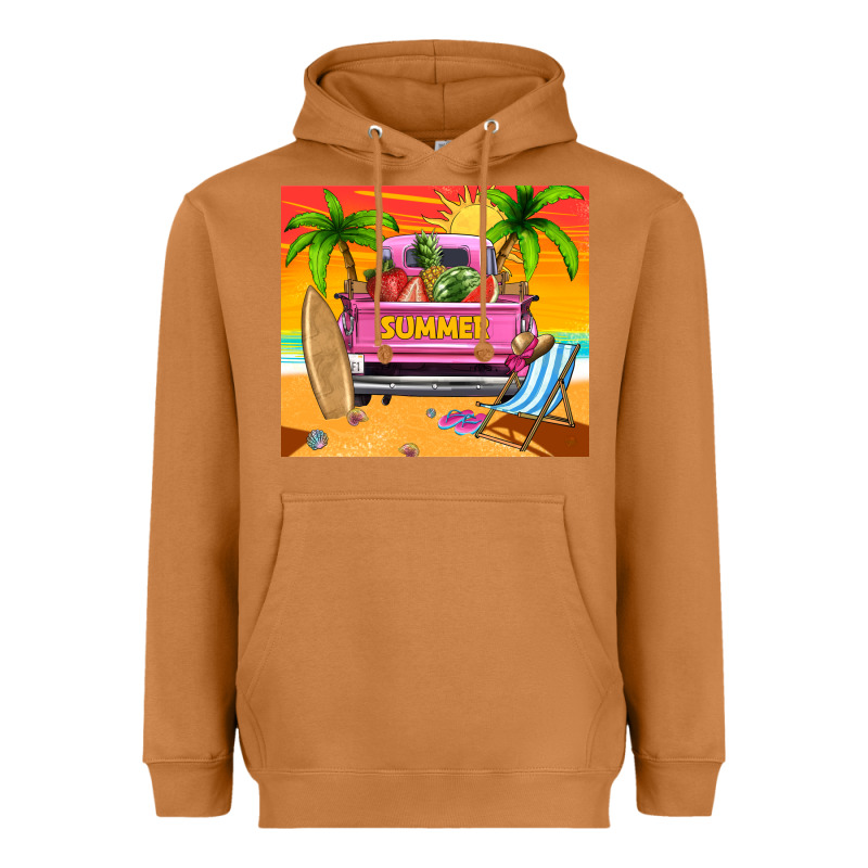 Summer Truck Heavyweight Hoodie by TumblerDesignByShophia | Teevron