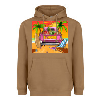 Toasted Coconut summer truck Heavyweight Hoodie - TumblerDesignByShophia