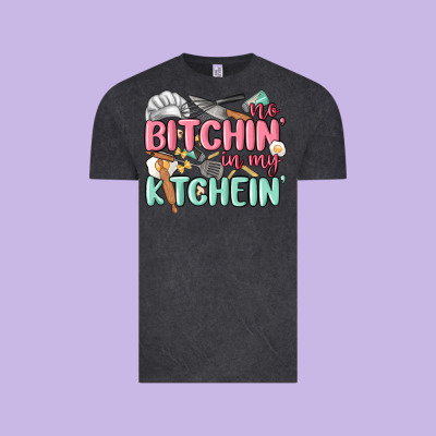 No Bitchin In My Kitchin Vintage Tee Designed By Maliassmallbusiness