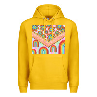 Lemon hippie rainbow and daisy Premium Hoodie - TumblerDesignByShophia