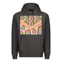 Smoke hippie rainbow and daisy Premium Hoodie - TumblerDesignByShophia
