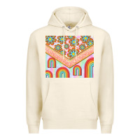 Tofu hippie rainbow and daisy Premium Hoodie - TumblerDesignByShophia